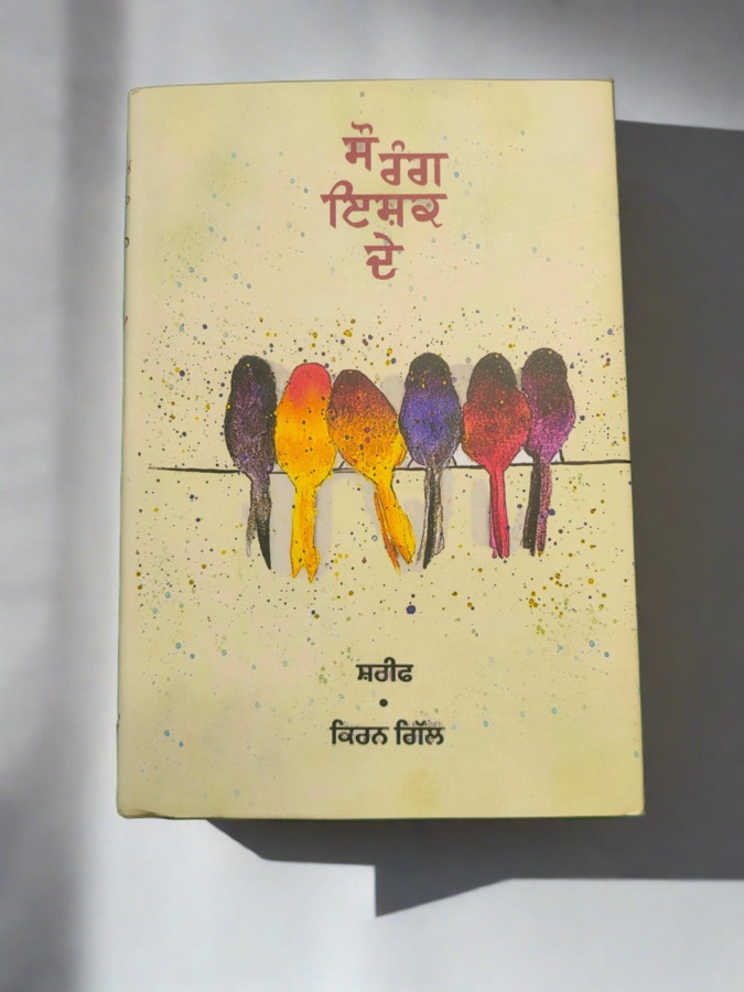 100 ਰੰਗ ਇਸ਼ਕ ਦੇ — 100 RANG ISHQ DE — Punjabi book cover, Kitab Hut
