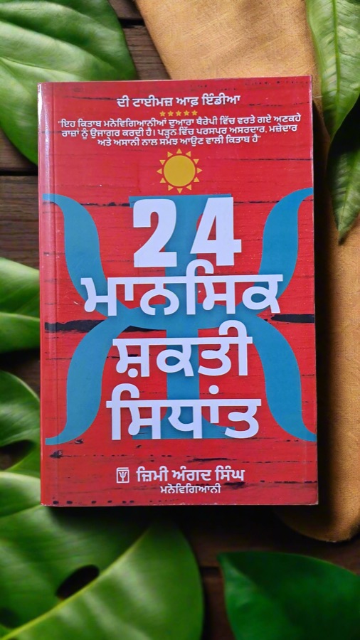 24 ਮਾਨਸਿਕ ਸ਼ਕਤੀ ਸਿਧਾਂਤ — Punjabi book cover, Kitab Hut