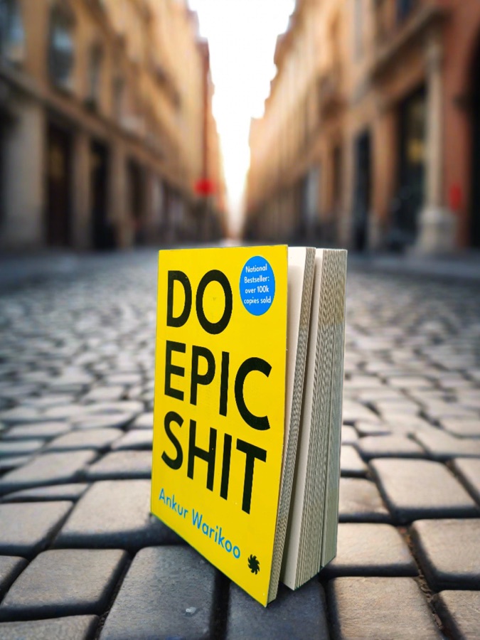 Do epic shit — Punjabi book cover, Kitab Hut