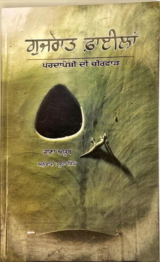 ਗੁਜਰਾਤ ਫਾਈਲਾਂ — GUJRAT FILES — Punjabi book cover, Kitab Hut
