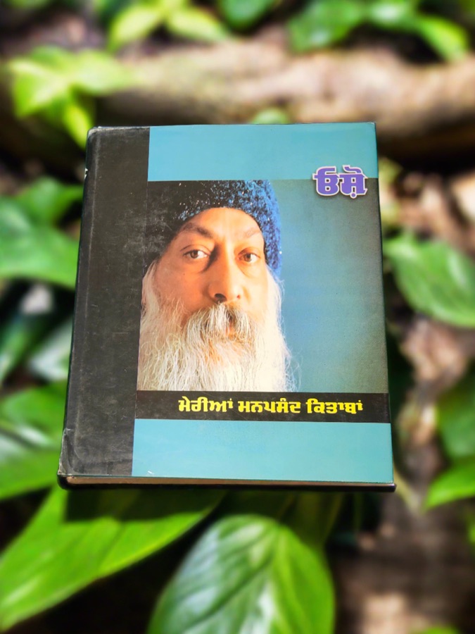 MERIAN MANPASAND KITABAN(OSHO) — Punjabi book cover, Kitab Hut