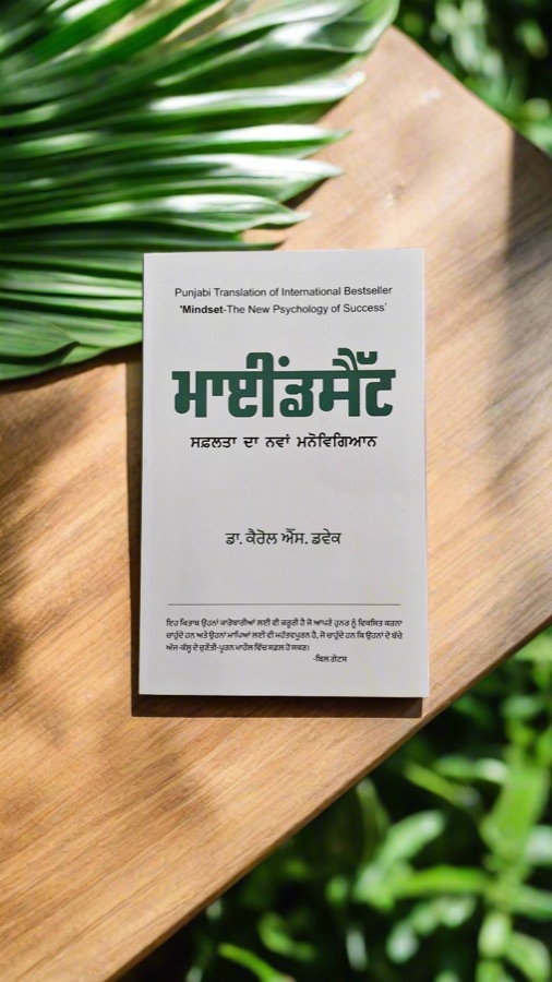 ਮਾਈੰਡਸੈੱਟ — Mindset — Punjabi book cover, Kitab Hut