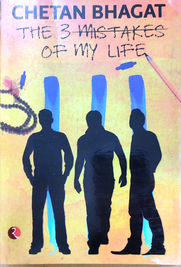The 3 mistakes of my life — Punjabi book cover, Kitab Hut