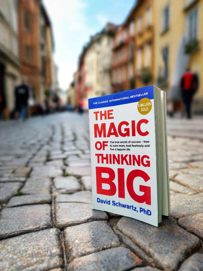 The magic of thinking big — Punjabi book cover, Kitab Hut