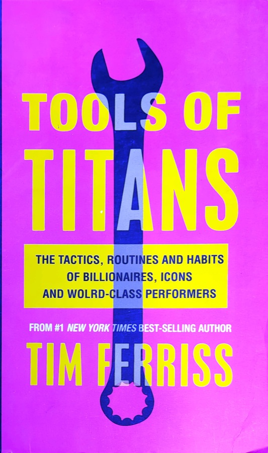 Tools of titans — Punjabi book cover, Kitab Hut