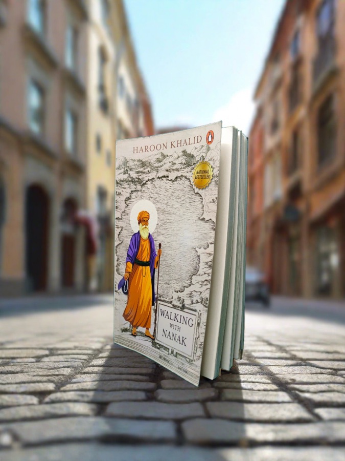 Walking With Nanak — Punjabi book cover, Kitab Hut
