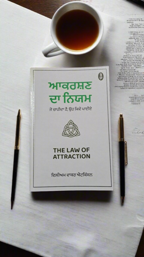ਆਕਰਸ਼ਣ ਦਾ ਨਿਯਮ — Punjabi book cover, Kitab Hut