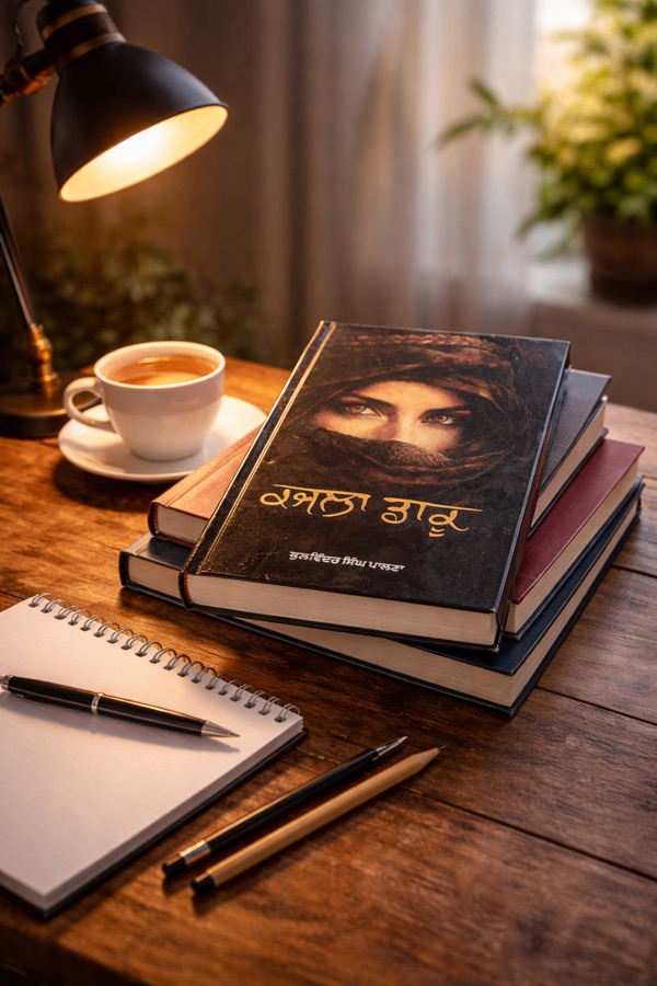 ਕਜਲਾ ਡਾਕੂ — Punjabi book cover, Kitab Hut