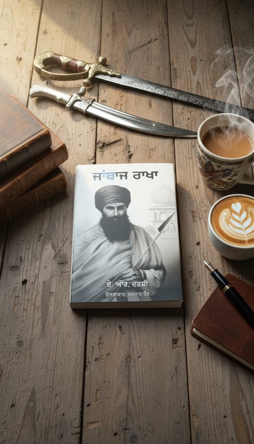 ਜਾਂਬਾਜ ਰਾਖਾ — Punjabi book cover, Kitab Hut