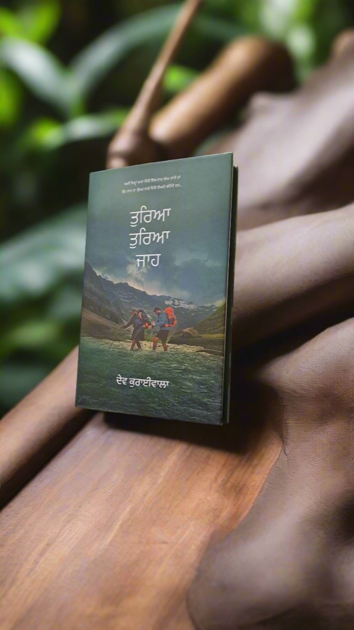 ਤੁਰਿਆ ਤੁਰਿਆ ਜਾਹ — Punjabi book cover, Kitab Hut