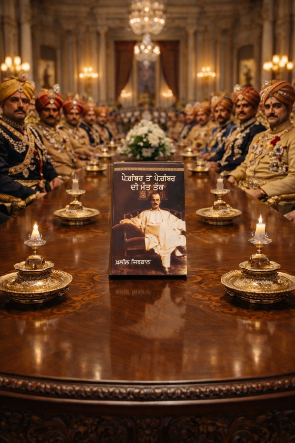 ਪੈਗੰਬਰ ਤੋ ਪੈਗੰਬਰ ਦੀ ਮੌਤ ਤੱਕ — Punjabi book cover, Kitab Hut