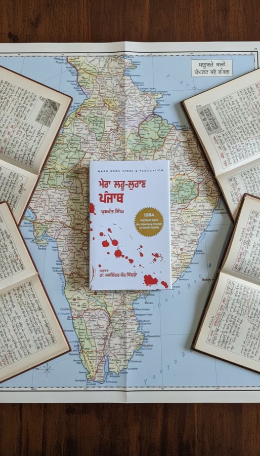 ਮੇਰਾ ਲਹੂ ਲੁਹਾਣ ਪੰਜਾਬ — Punjabi book cover, Kitab Hut