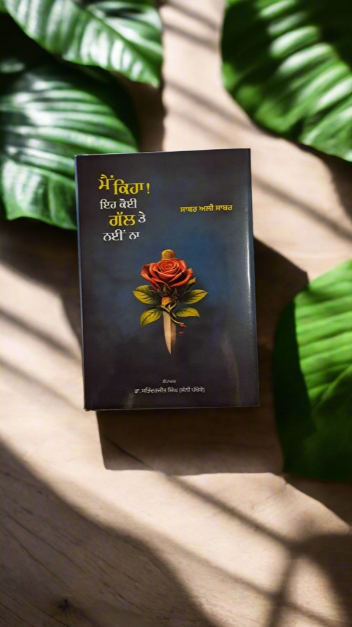 ਮੈਂ ਕਿਹਾ ਇਹ ਕੋਈ ਗੱਲ ਤੇ ਨਈੰ ਨਾ — Punjabi book cover, Kitab Hut
