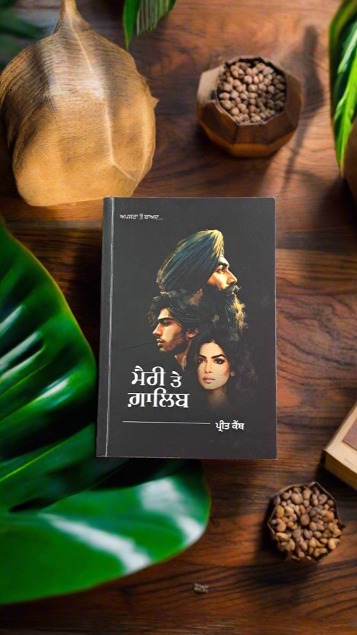 ਮੈਰੀ ਤੇ ਗਾਲਿਬ — Punjabi book cover, Kitab Hut